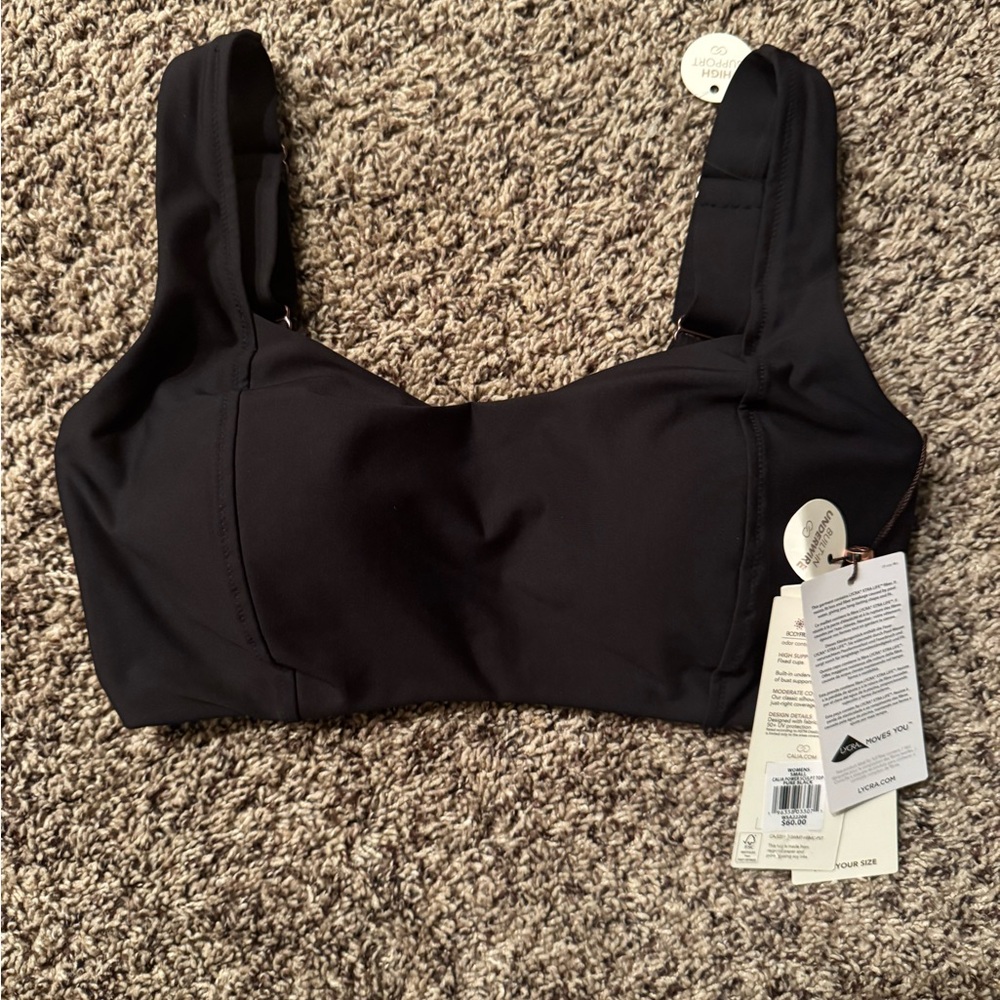 CALIA by Carrie Underwood Black Swim Top